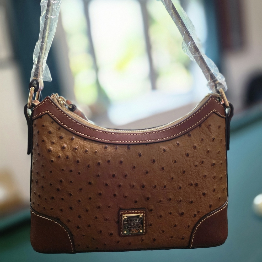 Dooney & Bourke Ostrich Leather, Purse, Crossbody,  Shoulder Bag